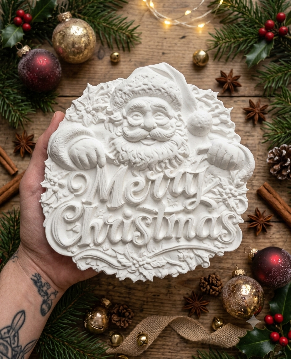 Weihnachtsmann „Merry Christmas“ – Exklusive Festtags-Dekoration