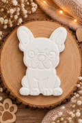 Mal-Set – Französische Bulldogge Gipsfigur Set in Geschenkbox