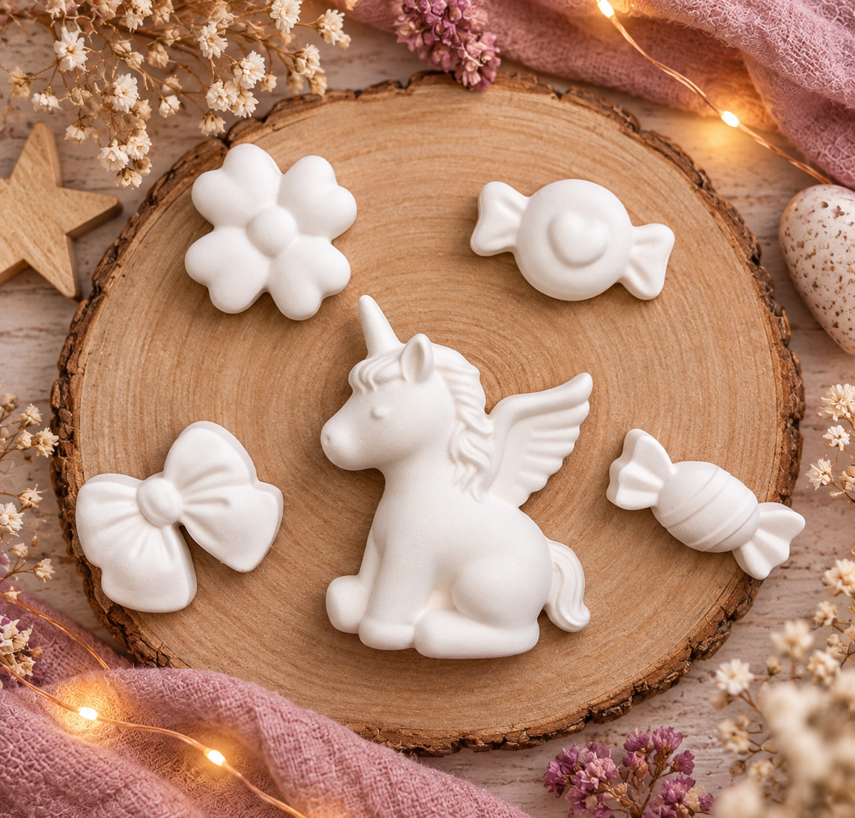 Mal-Set "Einhorn & Sweeties" – mit Farben & Pinsel