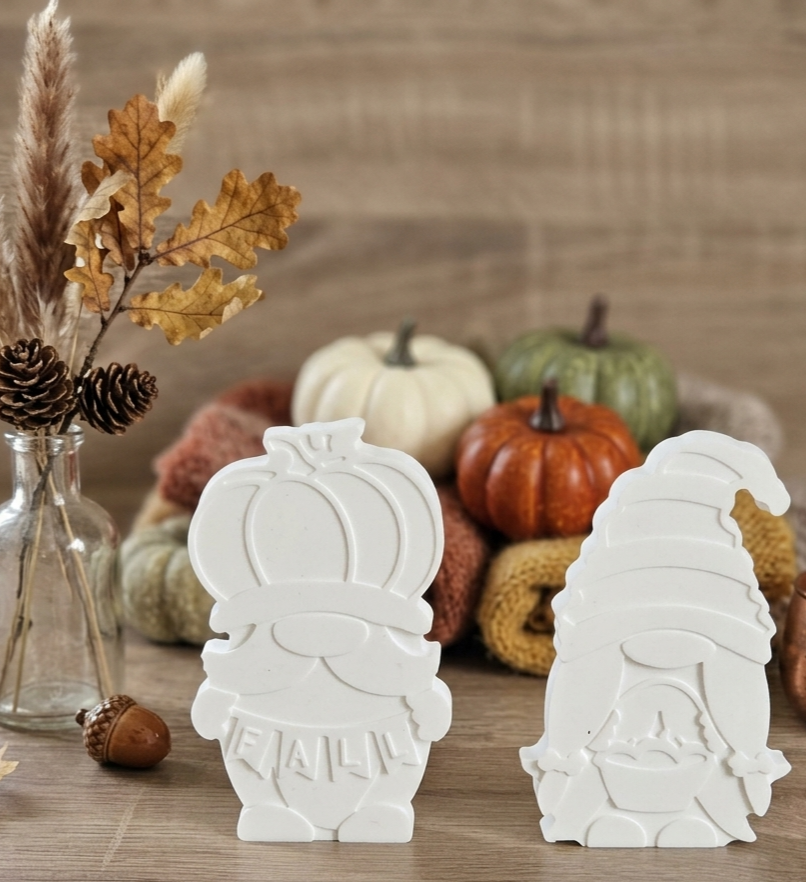 🍂 Herbstliche Gipsfiguren zum Selbstgestalten – dein kreatives DIY-Projekt