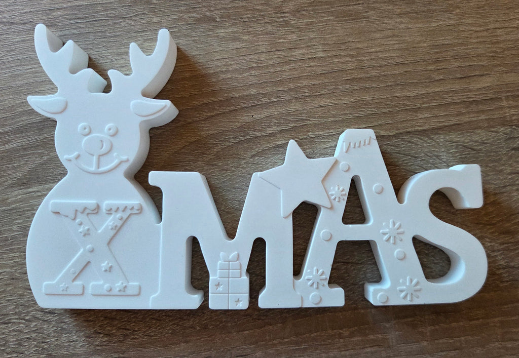 🎄 XMAS DIY-Gipsfigur – Weihnachtliche Kreativität mit Herz