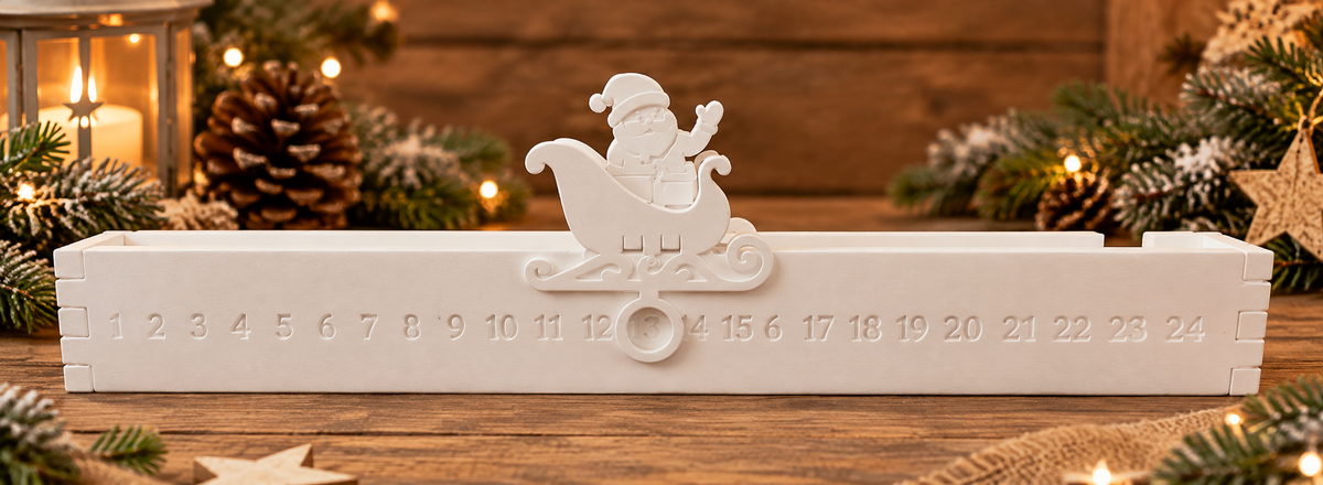 Adventskalender-Bausatz aus Gips – Weihnachtliche Vorfreude selbst gestalten
24 Tage voller Vorfreude – und ein Adventskalender, den du selbst zum Leben erweckst! ✨